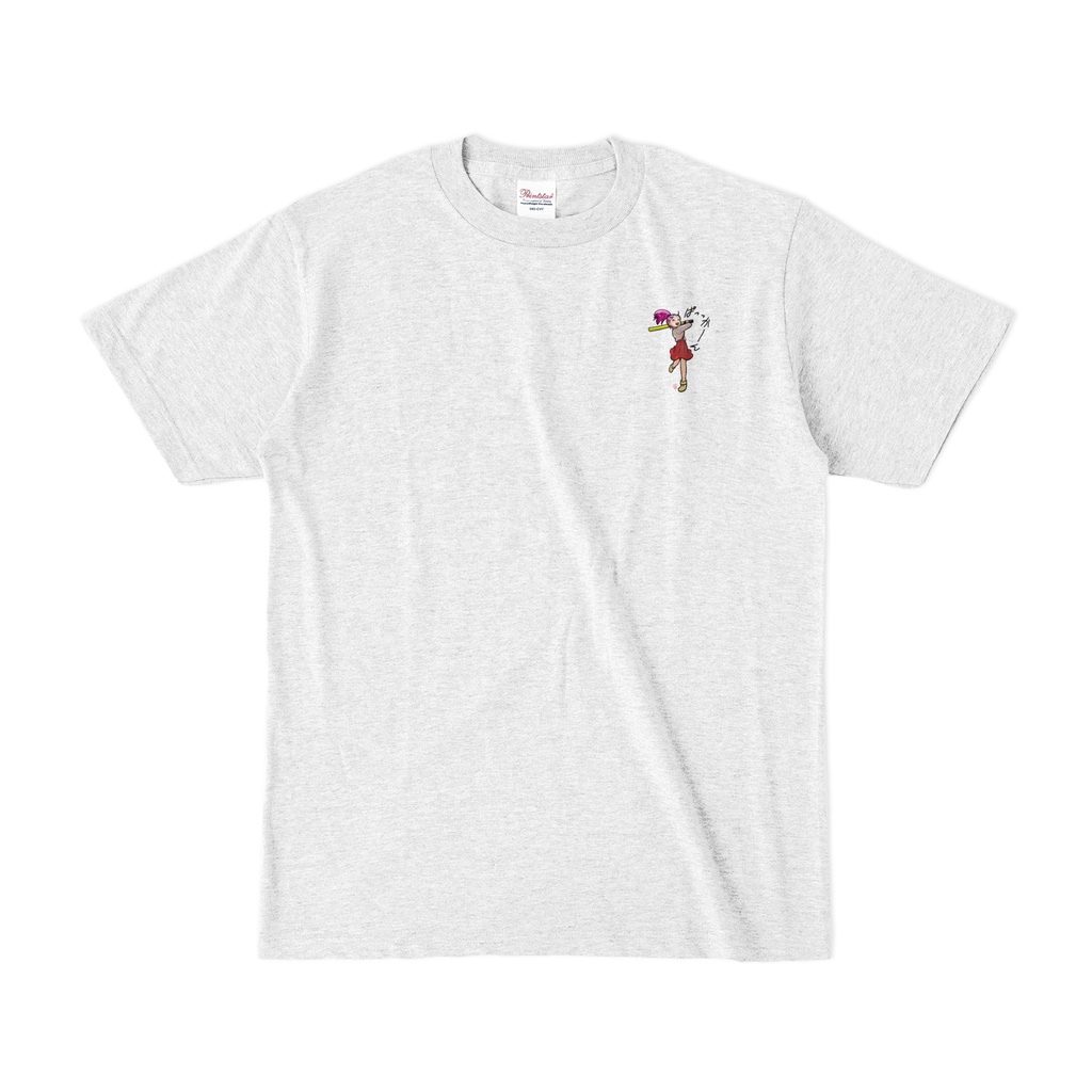 おきゅたんのミニぱっっかーんTシャツ(淡色)