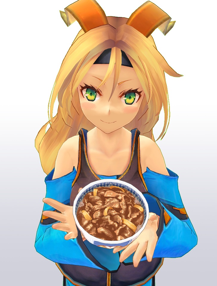 【マンガ飯】3D小物モデル「牛丼」