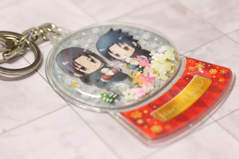 兄弟スノードームキーホルダー
