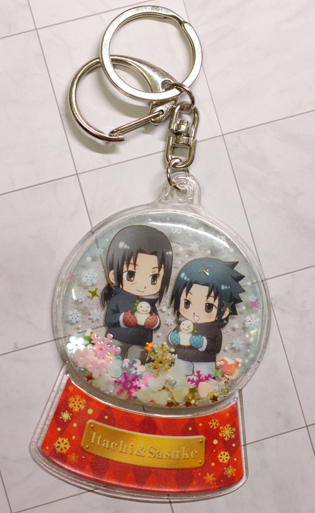 兄弟スノードームキーホルダー