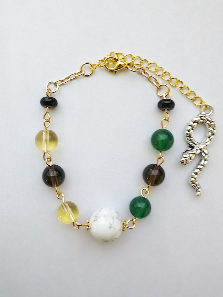 鬼滅の刃 天然石イメージアクセサリー 伊黒小芭内