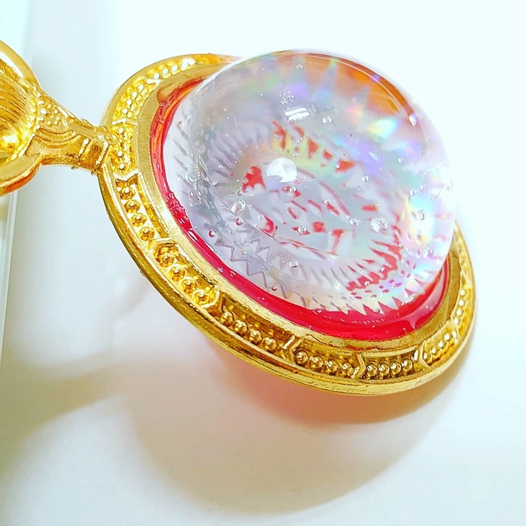 レジンハンドメイドアクセサリー 炎の護り陣