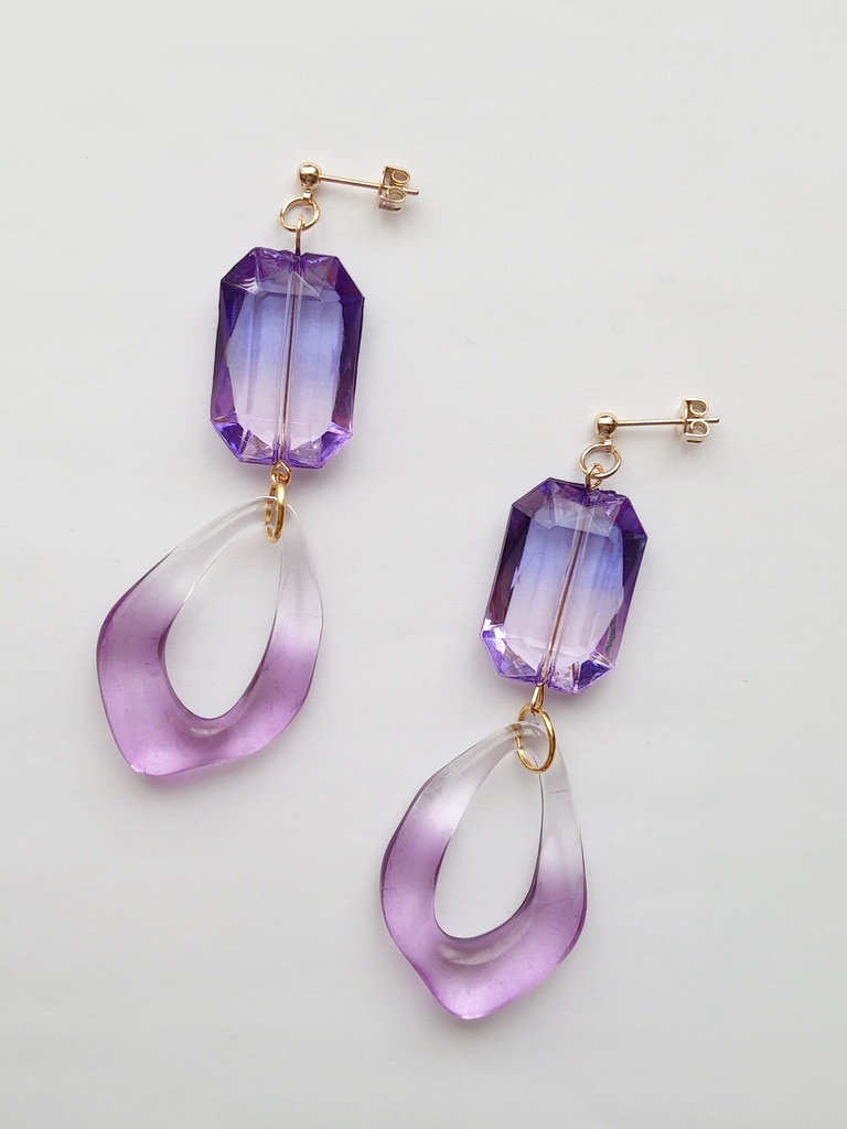 手染めビーズアクセサリー　高貴クラシック