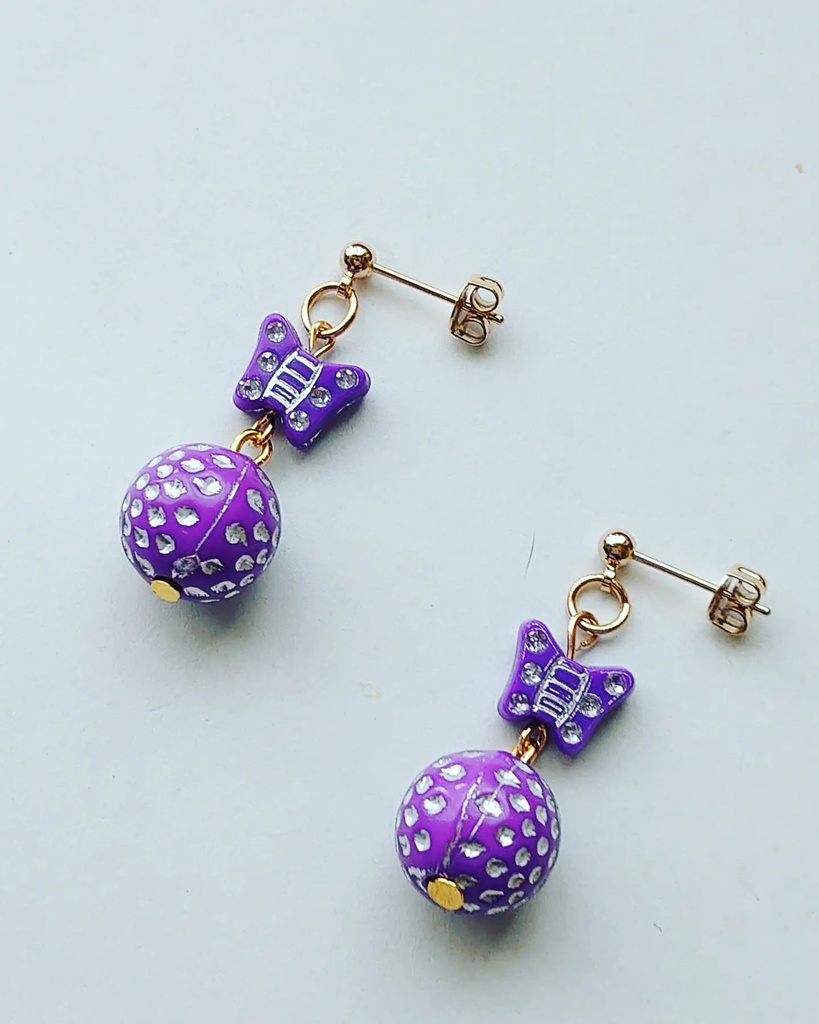 ハンドメイドアクセサリー カラフルアクリルアクセサリー