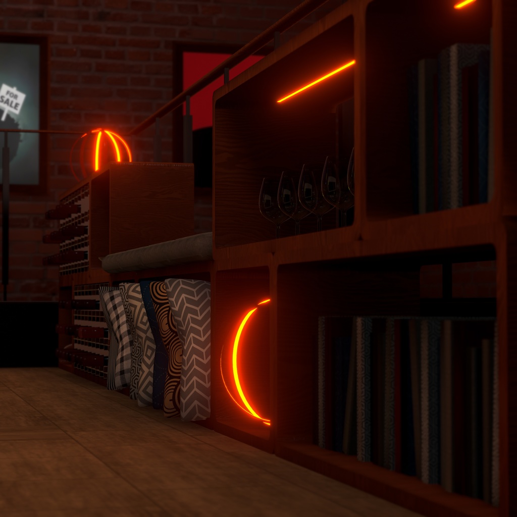 【VRC向けワールド】Room_HiddenApartment ※VCC確認済