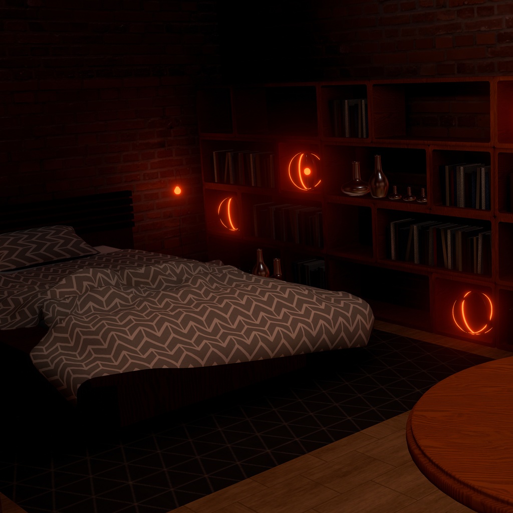 【VRC向けワールド】Room_HiddenApartment ※VCC確認済