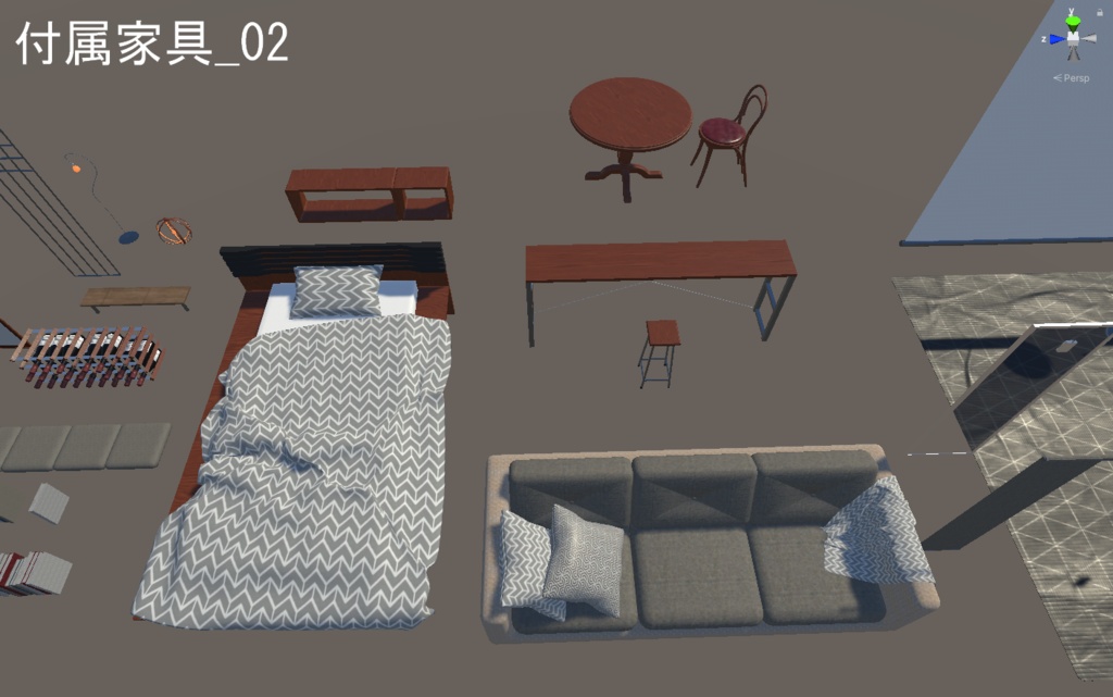 【VRC向けワールド】Room_HiddenApartment ※VCC確認済