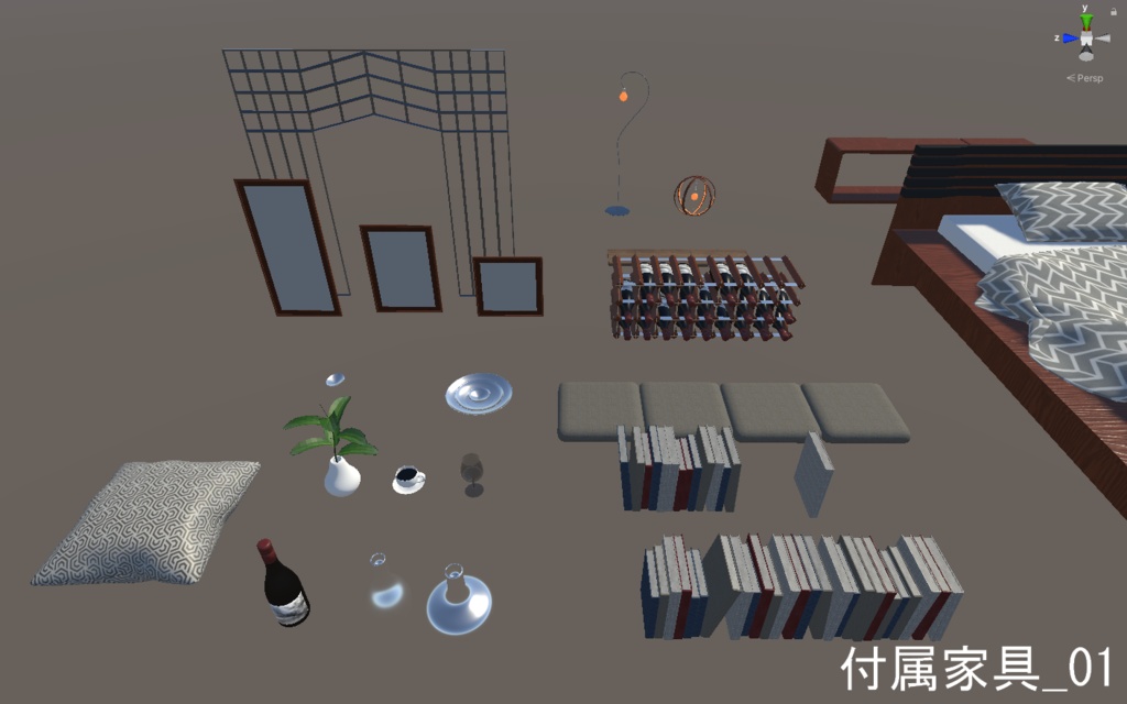 【VRC向けワールド】Room_HiddenApartment ※VCC確認済