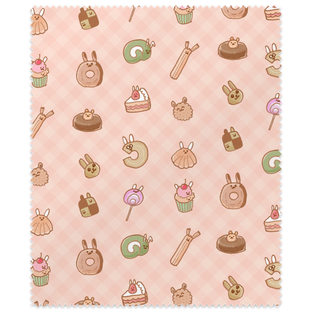 【あの子のうさぎ洋菓子店】眼鏡拭き