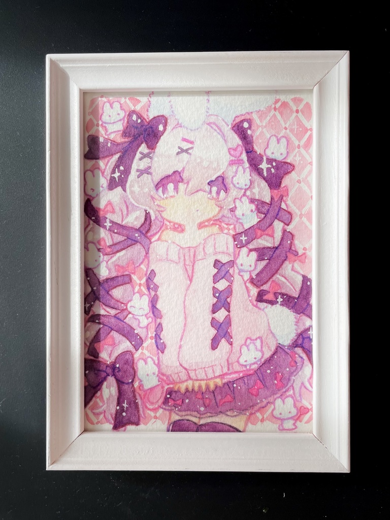 水彩原画【うさぎ】