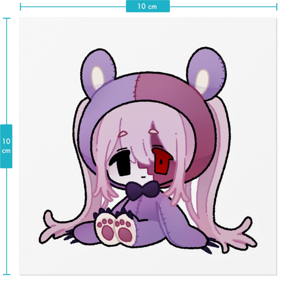 トナリちゃんでっかいシール
