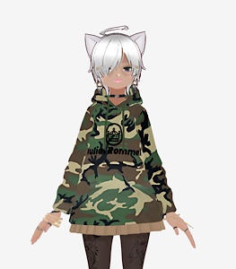 ミリタリーパーカー(ロゴ入り)5種類