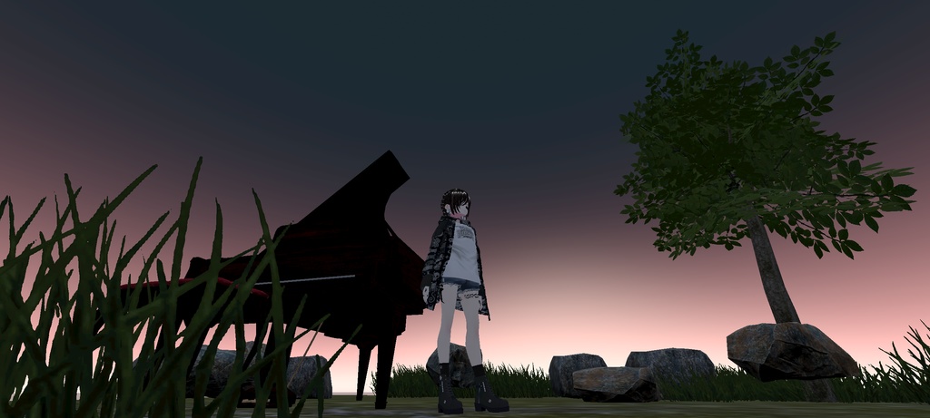 BADCAT(VRoidCustomItem コート、パーカー、トラックジャケット、タンクトップ)