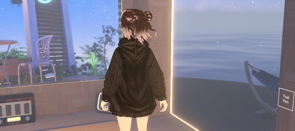 MBGゴシック地雷系パーカー(VRoid Studio用 Vroidcustomitem)