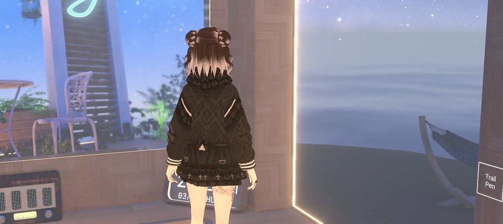 MBGゴシック地雷系パーカー(VRoid Studio用 Vroidcustomitem)