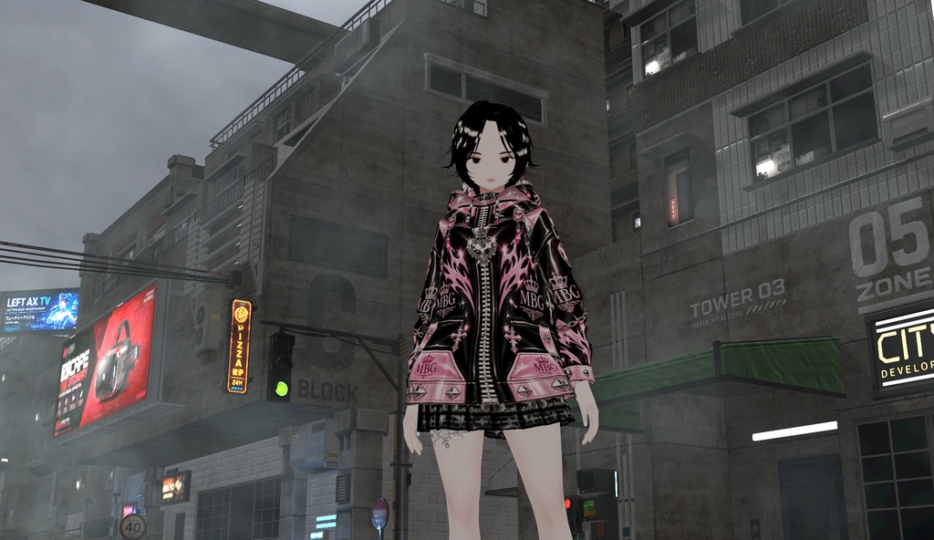 ギャルパーカー(Vroid custom item & xwear)