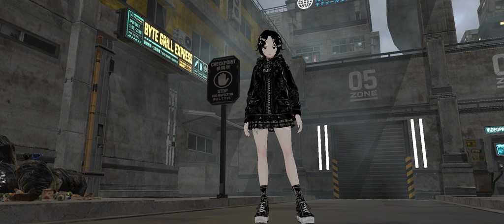 ギャルパーカー(Vroid custom item&xwear)