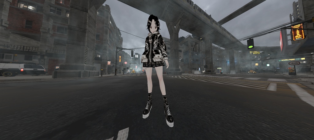 ギャルパーカー(Vroid custom item & xwear)
