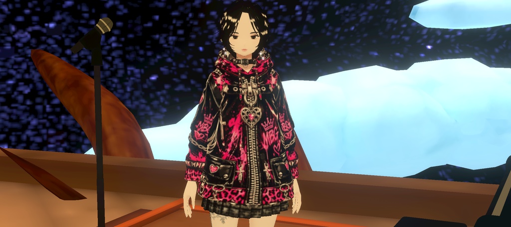 ギャルパーカー(Vroid custom item & xwear)