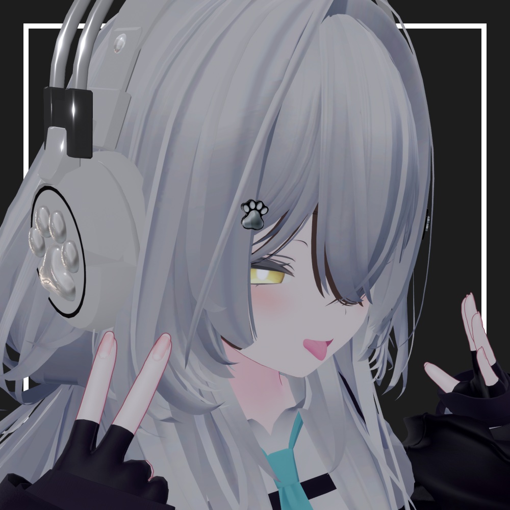 【VRChat】肉球ヘッドフォン -Paw Pad Headphones-