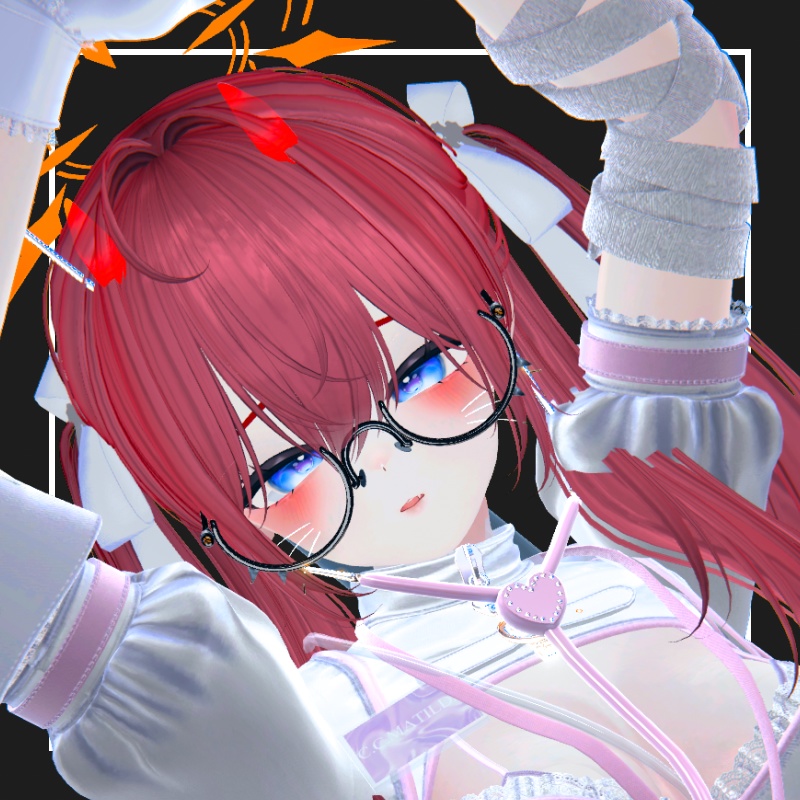 【VRChat】肉球眼鏡 -paw pad glasses-