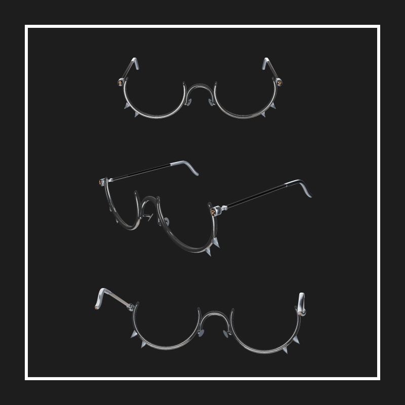 【VRChat】肉球眼鏡 -paw pad glasses-