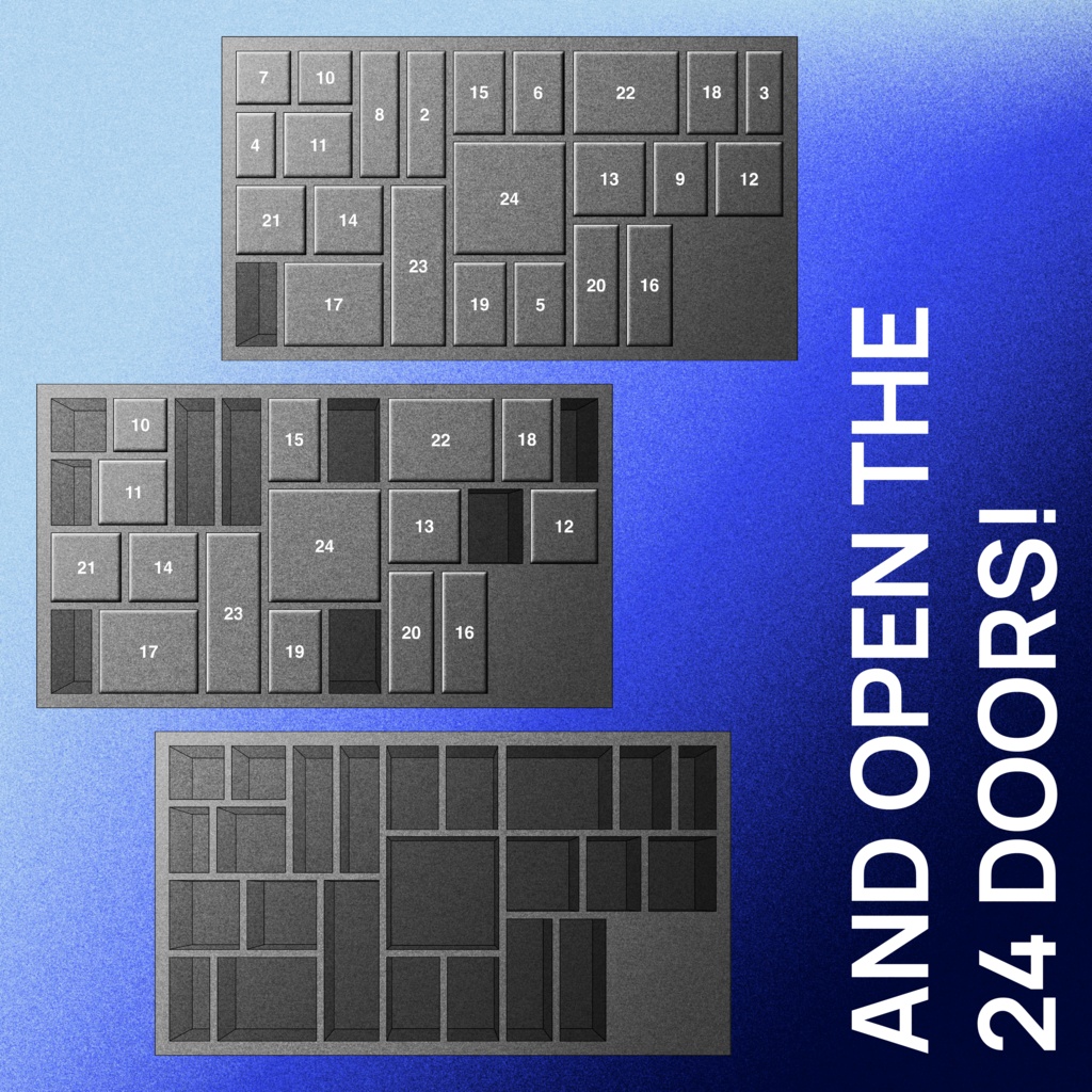 Digital Product // V-tuber // Background // Advent calendar // Winter calendar // Adventskalender // Xmas calendar // christmas calendar // December calendar