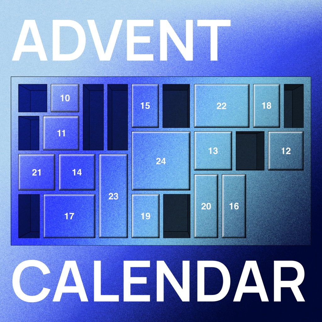 Digital Product // V-tuber // Background // Advent calendar // Winter calendar // Adventskalender // Xmas calendar // christmas calendar // December calendar 
