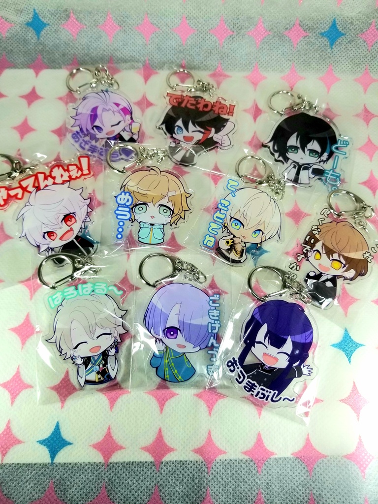 非公式】不破湊アクリルキーホルダー(スタンプ風シリーズ) - ポテサラ