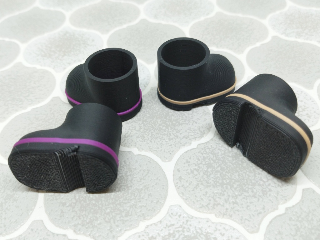 12cmぬい用 ウェリントンブーツ(靴)