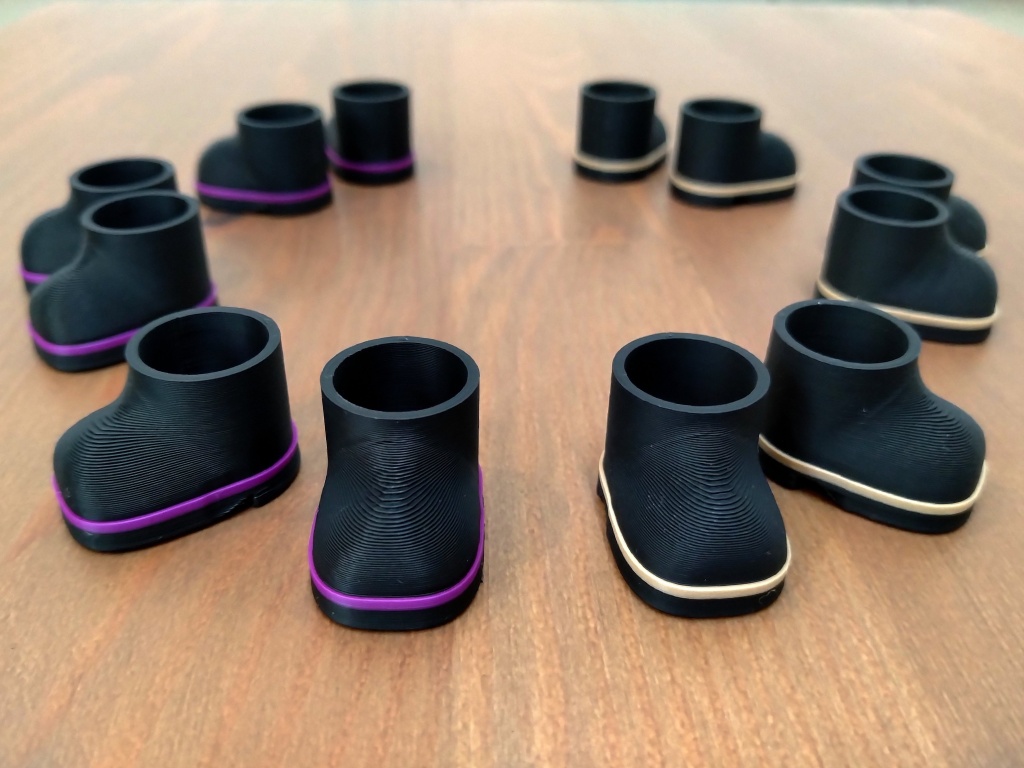 12cmぬい用 ウェリントンブーツ(靴)