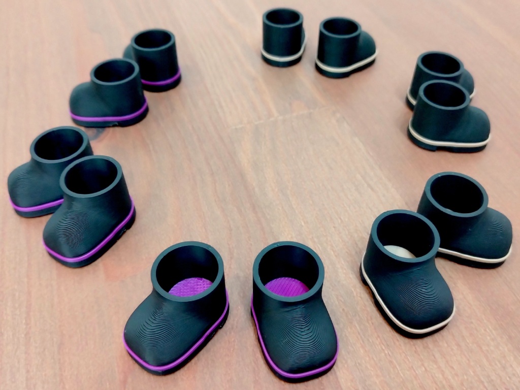 12cmぬい用 ウェリントンブーツ(靴)