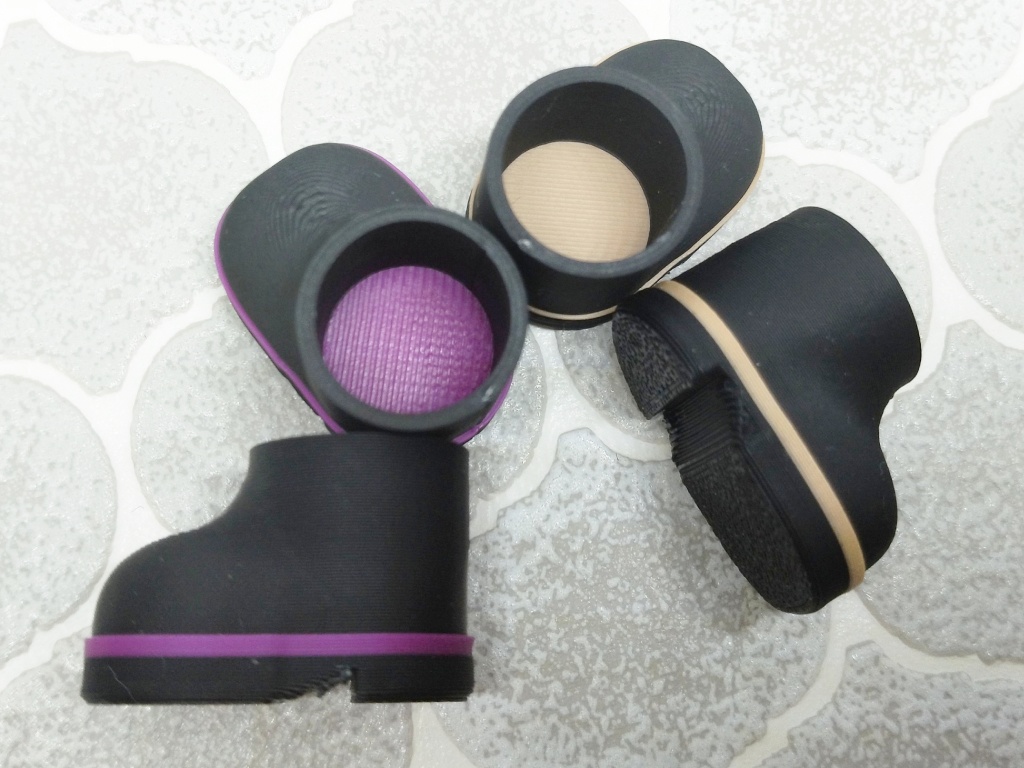 12cmぬい用 ウェリントンブーツ(靴)