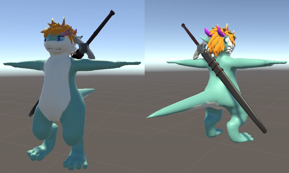 VRChat用3Dモデルパッケージ「Trwisle」