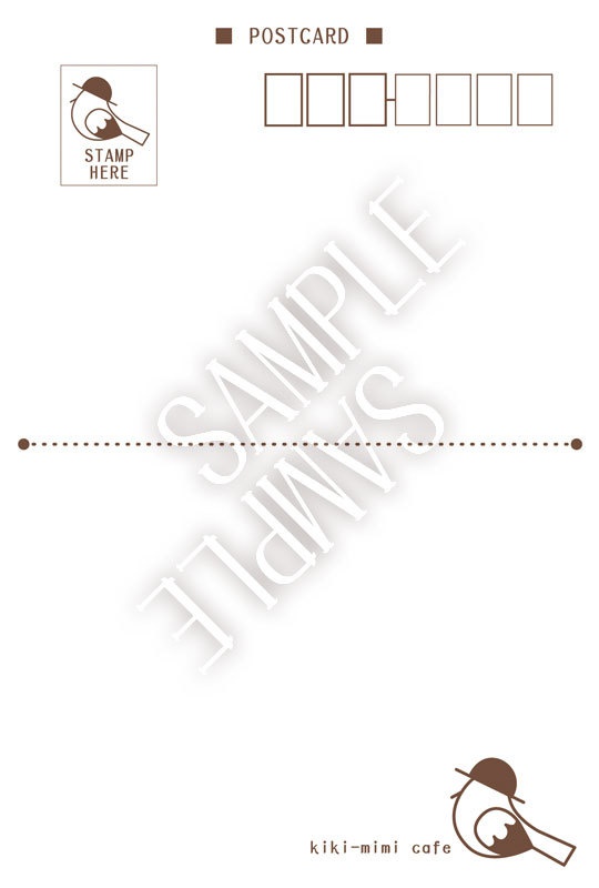 【kiki-mimi cafe】ポストカード(キキミミカフェ)
