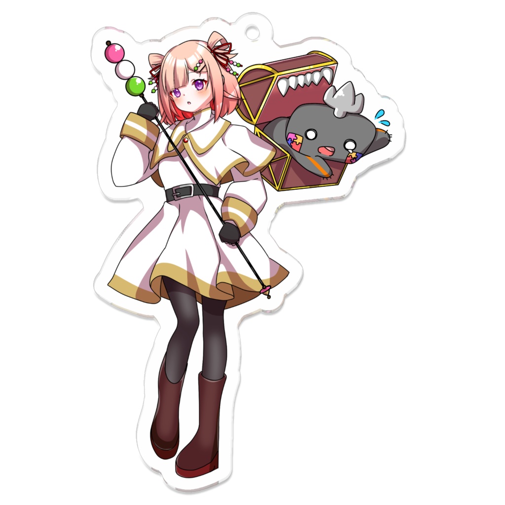 魔法使いよみろん&ミミックかねくら アクリルキーホルダー