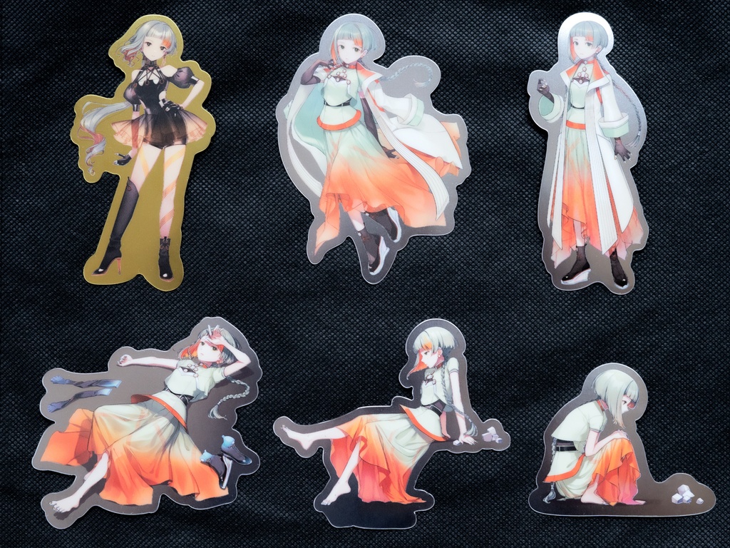 【知声】ダイカットステッカー(6種)