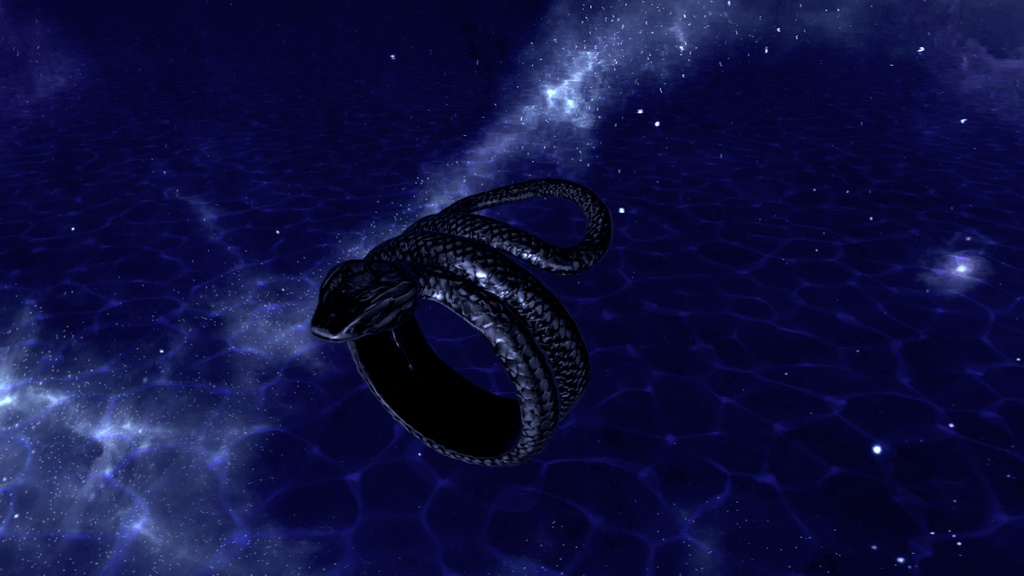 SnakeRing.BlackSilver