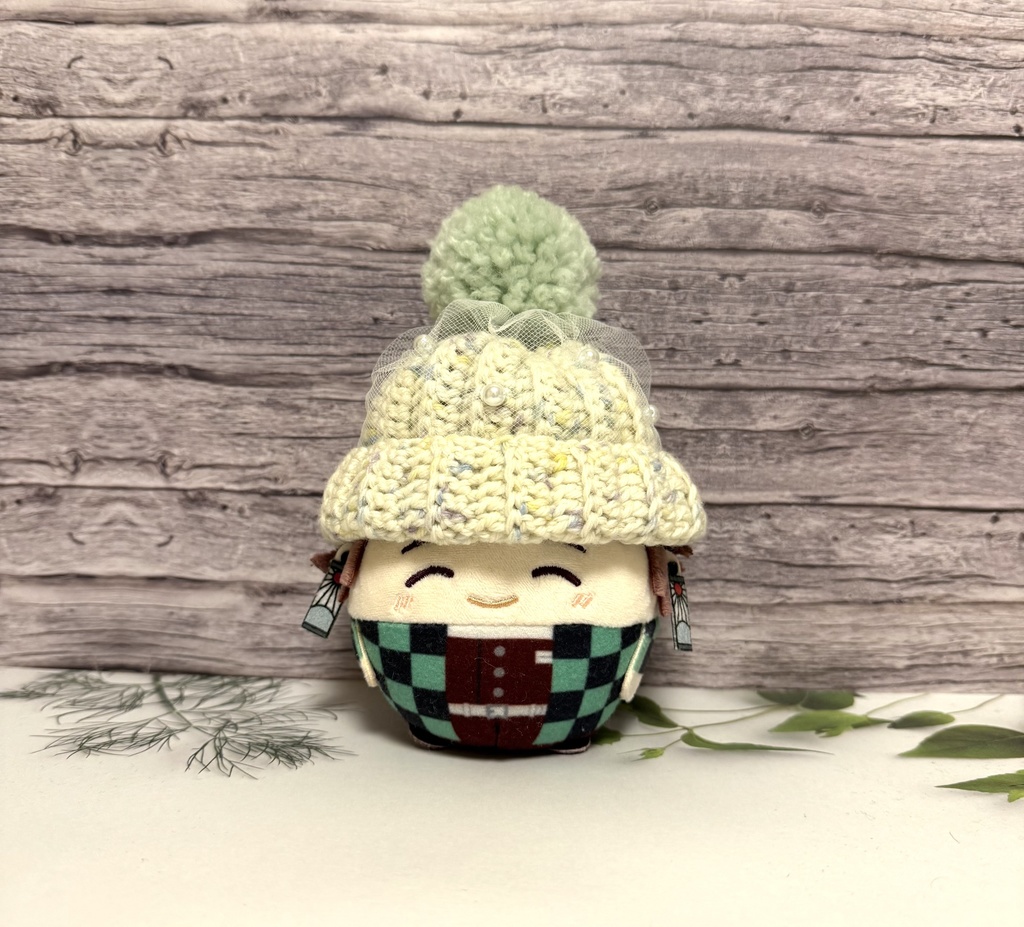 チュールつきぼうし