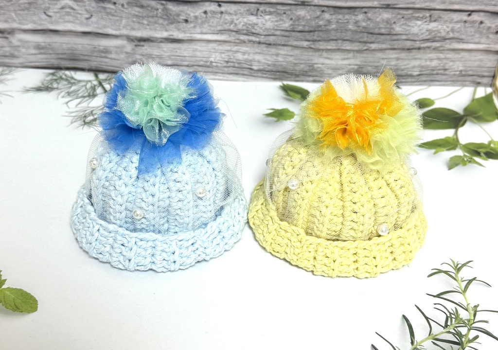 はるいろチュールぼうし