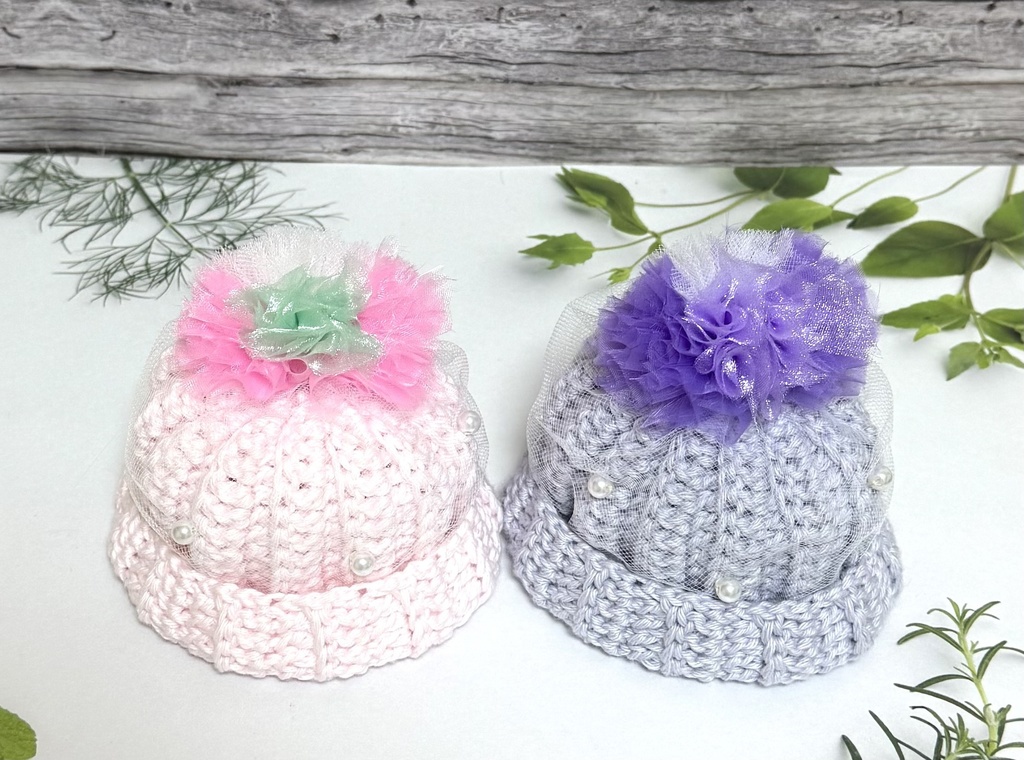 はるいろチュールぼうし