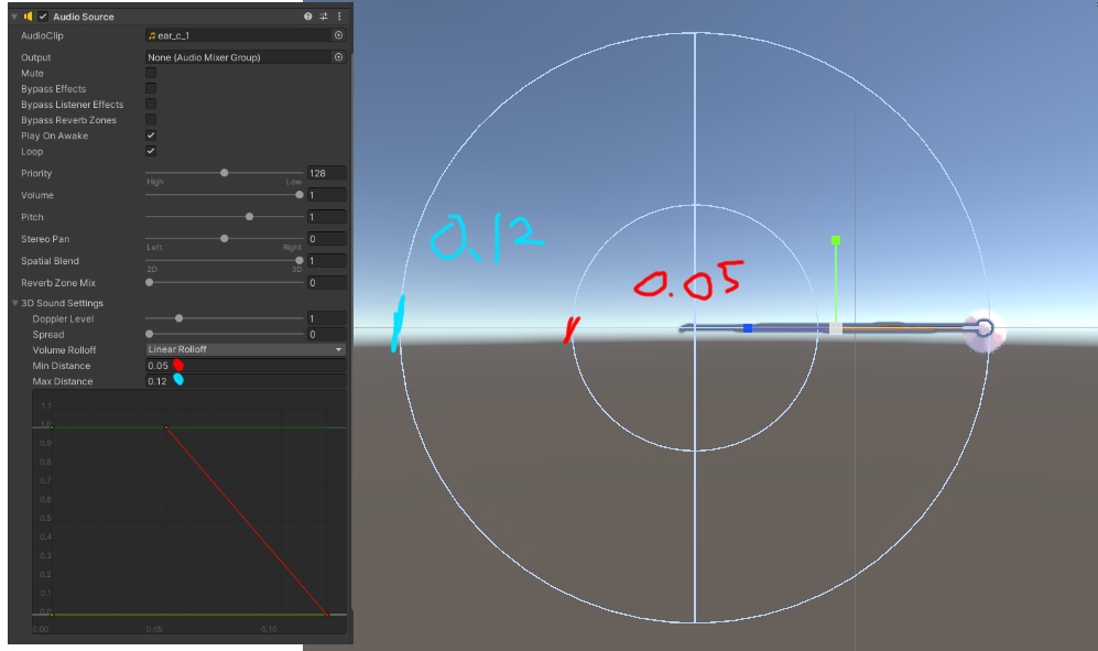 【VRChat】竹耳かきギミック