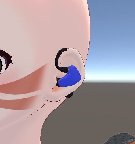 【無料】【VRChat】カナル型ワイヤレスイヤホン