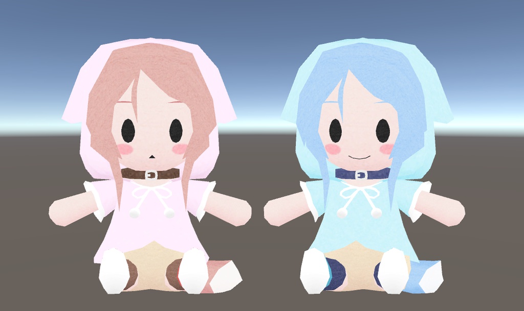 【3Dモデル】櫻歌ミコぬいぐるみ