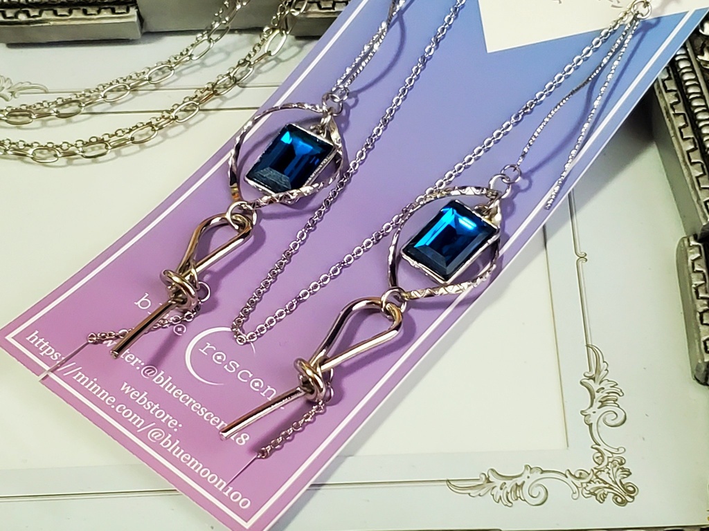 星屑の眼鏡チェーン～サファイアカラー～