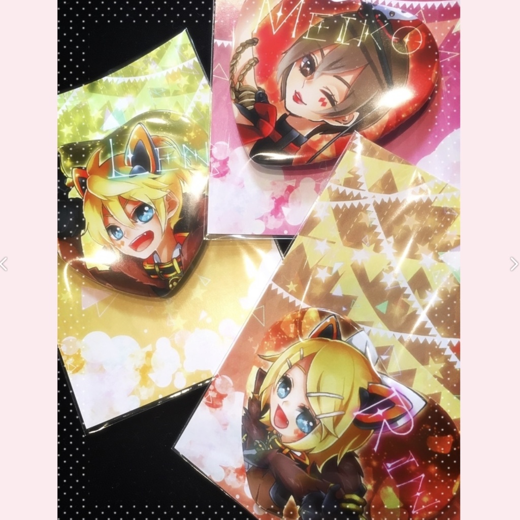 マジミラ2019♡ハート型缶バッチ
