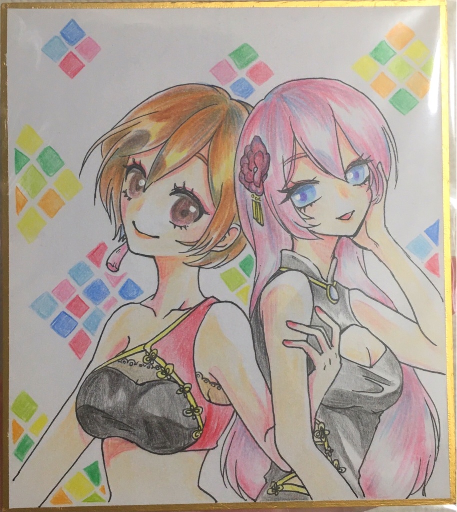 ミニ色紙　ルカ◇MEIKO