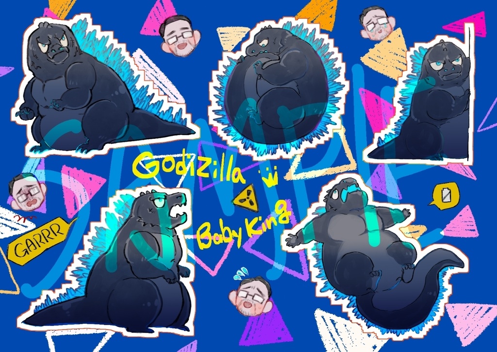 Godzilla Sticker(全2種)