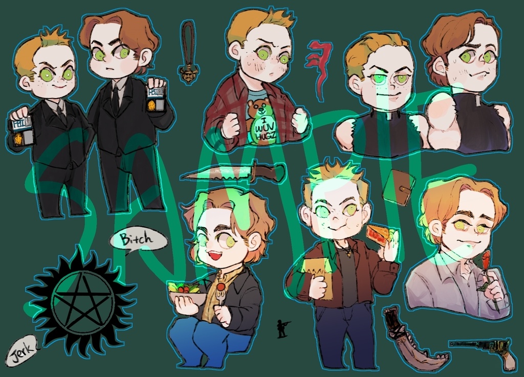 Supernatural Sticker(全2種)