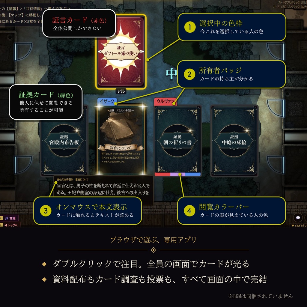 マーダーミステリー『スルタン ―サルナーグの断章―』オンラインプレイ